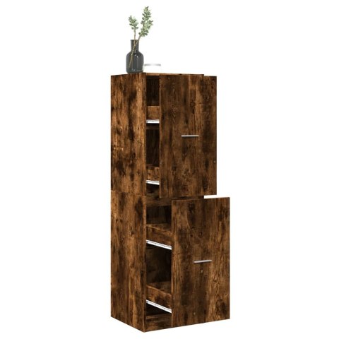 Szafka apteczna, przydymiony dąb, 40x41x144,5 cm Szafka apteczna, przydymiony dąb, 40x41x144,5 cm