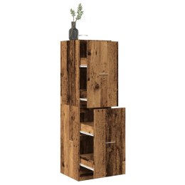  Szafka apteczna, stare drewno, 40x41x144,5 cm