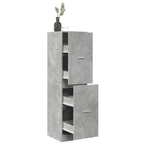 Szafka apteczna, szarość betonu, 40x41x144,5 cm Szafka apteczna, szarość betonu, 40x41x144,5 cm