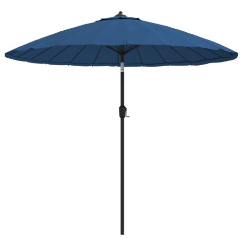 Parasol ogrodowy na słupku aluminiowym, 270 cm, lazurowy Parasol ogrodowy na słupku aluminiowym, 270 cm, lazurowy