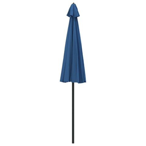 Parasol ogrodowy na słupku aluminiowym, 270 cm, lazurowy Parasol ogrodowy na słupku aluminiowym, 270 cm, lazurowy