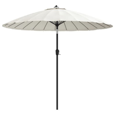 Parasol ogrodowy na słupku aluminiowym, 270 cm, piaskowy Parasol ogrodowy na słupku aluminiowym, 270 cm, piaskowy