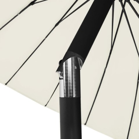 Parasol ogrodowy na słupku aluminiowym, 270 cm, piaskowy Parasol ogrodowy na słupku aluminiowym, 270 cm, piaskowy