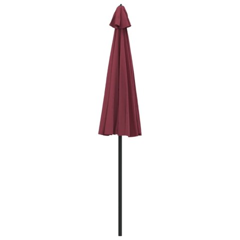 Parasol ogrodowy na słupku aluminiowym, 270 cm, bordowy Parasol ogrodowy na słupku aluminiowym, 270 cm, bordowy