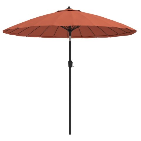 Parasol ogrodowy na słupku aluminiowym, 270 cm, terakota Parasol ogrodowy na słupku aluminiowym, 270 cm, terakota