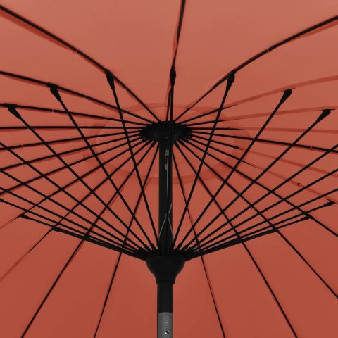 Parasol ogrodowy na słupku aluminiowym, 270 cm, terakota Parasol ogrodowy na słupku aluminiowym, 270 cm, terakota