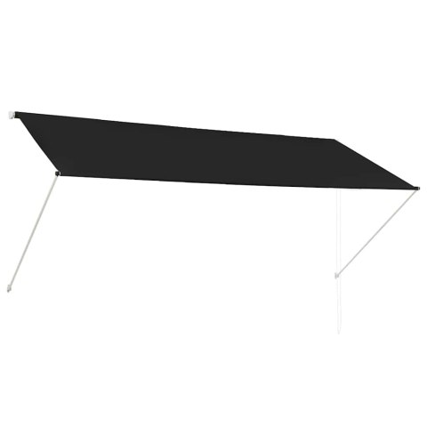 Markiza zwijana, 300 x 150 cm, antracytowa Markiza zwijana, 300 x 150 cm, antracytowa