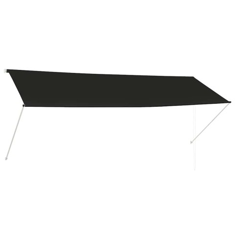 Markiza zwijana, 350 x 150 cm, antracytowa Markiza zwijana, 350 x 150 cm, antracytowa