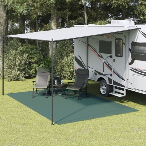 VidaXL Wykładzina do namiotu, zielona, 5x3 m
