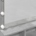  Toaletka z oświetleniem LED, szarość betonu, 80x41x134,5 cm