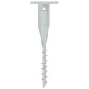  Podstawa pod parasol, wkręcana w ziemię, 16x16x52 cm, stal