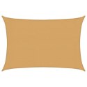  Żagiel przeciwsłoneczny, 160 g/m², piaskowy, 3x4,5 m, HDPE