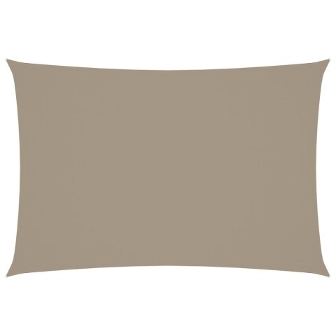 Prostokątny żagiel ogrodowy, tkanina Oxford, 3x5 m, taupe Prostokątny żagiel ogrodowy, tkanina Oxford, 3x5 m, taupe