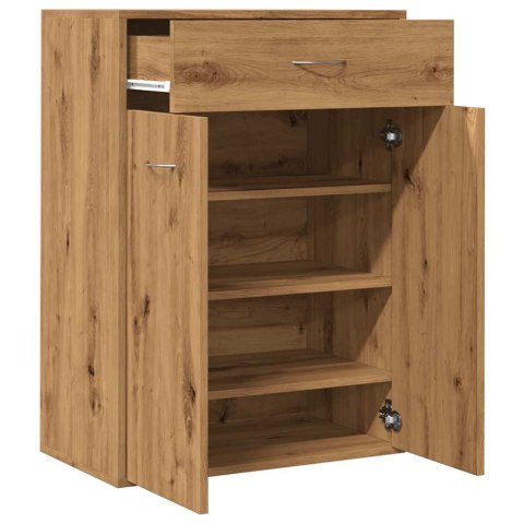 Szafka na buty, dąb artisan 60x35x84cm materiał drewnopochodny Szafka na buty, dąb artisan 60x35x84cm materiał drewnopochodny