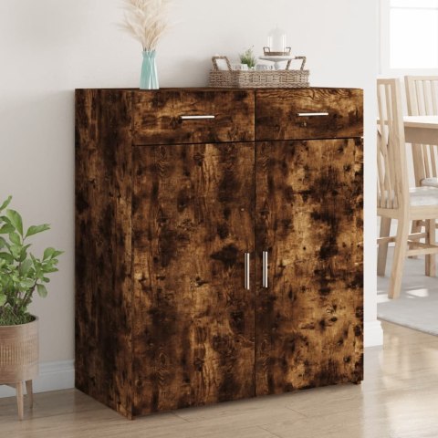 Szafka, przydymiony dąb, 80x42,5x93 cm, materiał drewnopochodny Szafka, przydymiony dąb, 80x42,5x93 cm, materiał drewnopochodny