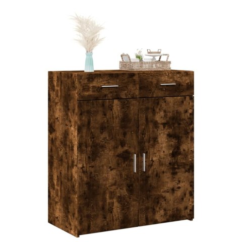 Szafka, przydymiony dąb, 80x42,5x93 cm, materiał drewnopochodny Szafka, przydymiony dąb, 80x42,5x93 cm, materiał drewnopochodny