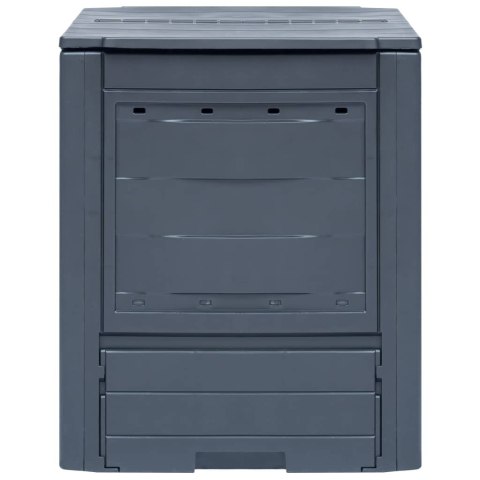 Kompostowniki ogrodowe, 3 szt., szare, 60x60x73 cm, 780 L Kompostowniki ogrodowe, 3 szt., szare, 60x60x73 cm, 780 L