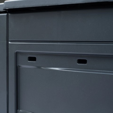 Kompostowniki ogrodowe, 3 szt., szare, 60x60x73 cm, 780 L Kompostowniki ogrodowe, 3 szt., szare, 60x60x73 cm, 780 L