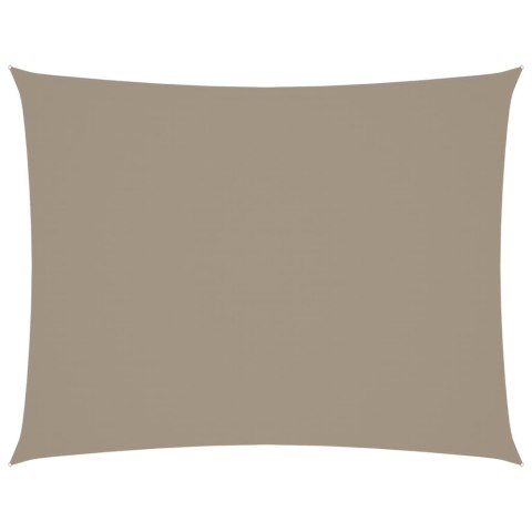 Prostokątny żagiel ogrodowy, tkanina Oxford, 4x5 m, taupe Prostokątny żagiel ogrodowy, tkanina Oxford, 4x5 m, taupe