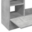  Biurko wiszące, szarość betonu, 105x48x75 cm
