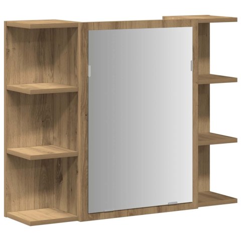 Szafka z lustrem, dąb artisan, 80x20,5x64 cm Szafka z lustrem, dąb artisan, 80x20,5x64 cm