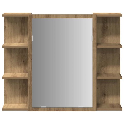 Szafka z lustrem, dąb artisan, 80x20,5x64 cm Szafka z lustrem, dąb artisan, 80x20,5x64 cm