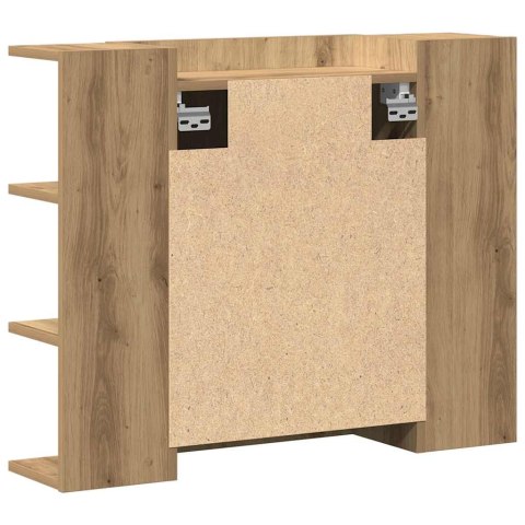 Szafka z lustrem, dąb artisan, 80x20,5x64 cm Szafka z lustrem, dąb artisan, 80x20,5x64 cm