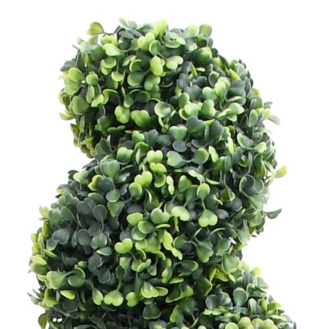 Spirala ze sztucznego bukszpanu, z doniczką, zielona, 59 cm Spirala ze sztucznego bukszpanu, z doniczką, zielona, 59 cm
