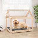 Legowisko dla psa, 81x60x70 cm, lite drewno sosnowe