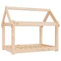  Legowisko dla psa, 81x60x70 cm, lite drewno sosnowe