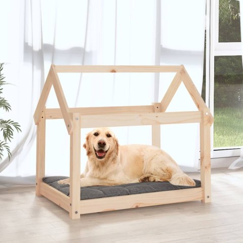 Legowisko dla psa, 81x60x70 cm, lite drewno sosnowe Legowisko dla psa, 81x60x70 cm, lite drewno sosnowe