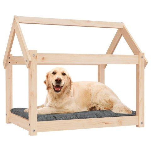 Legowisko dla psa, 81x60x70 cm, lite drewno sosnowe Legowisko dla psa, 81x60x70 cm, lite drewno sosnowe