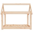  Legowisko dla psa, 81x60x70 cm, lite drewno sosnowe