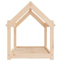 Legowisko dla psa, 81x60x70 cm, lite drewno sosnowe