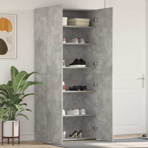 Szafka na buty vidaXL Szary beton Płyta drewnopochodna Szafka na buty