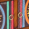 Ławka na buty vidaXL 90x35x40 cm z litego drewna akacjowego