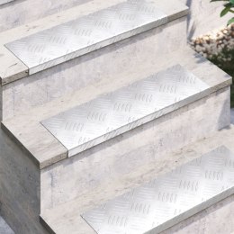  Nakładki na schody aluminiowe 5 szt. Antypoślizgowe 60x18 cm