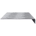  Nakładki na schody aluminiowe 5 szt. Antypoślizgowe 60x18 cm