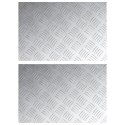  Płyty aluminiowe z kółkiem 2 szt. Antypoślizgowe 60x40 cm