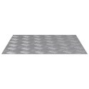  Płyty aluminiowe z kratką 2 sztuki Antypoślizgowe 50x50 cm