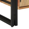  Szafka na buty Czarna 30x30x40 cm Lite drewno akacjowe i stal