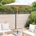 Parasol Ogrodowy vidaXL Kremowy 217x230 cm z Bambusa