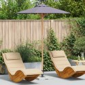  Parasol Ogrodowy Ciemnoszary 180x230 cm z Bambusa