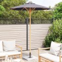  Parasol Ogrodowy Ciemnoszary 180x230 cm z Bambusa