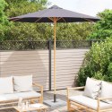  Parasol Ogrodowy Ciemnoszary 270x260 cm z Bambusa
