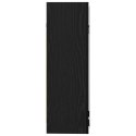 Szafka z lustrem do łazienki vidaXL Czarny Dąb 62,5x20,5x64cm Z materiałów drewnopochodnych