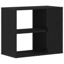  Kredens Czarny Dąb 60x30x50 cm Z Drewna Inżynieryjnego