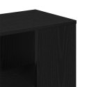  Kredens Czarny Dąb 60x30x50 cm Z Drewna Inżynieryjnego