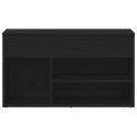 Ławka do przedpokoju vidaXL Czarny Dąb 60x30x45 cm z drewna inżynieryjnego