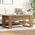 Stolik kawowy vidaXL z dębu artisan 102x55x45 cm z drewna inżynieryjnego